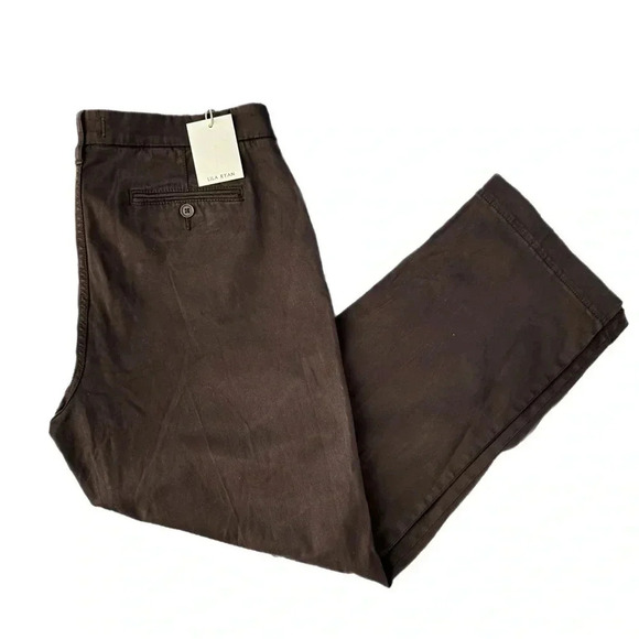 NWT LILA RYAN Straight Leg Pants, Brown Size 14 Stitch Fix, Office, Stretch - Picture 3 of 12